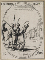 KG 10260
<br/>
Heilige Ezechiël ("Heiligenkalender")
<br/>
<em>Callot, Jacques (1592 - 1635)</em>